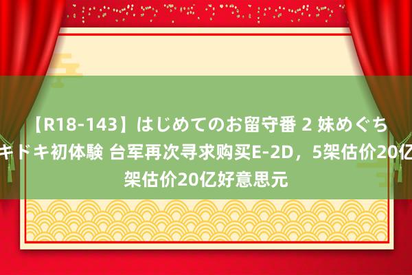 【R18-143】はじめてのお留守番 2 妹めぐちゃんのドキドキ初体験 台军再次寻求购买E-2D，5架估价20亿好意思元