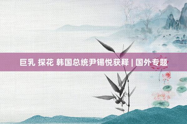 巨乳 探花 韩国总统尹锡悦获释 | 国外专题